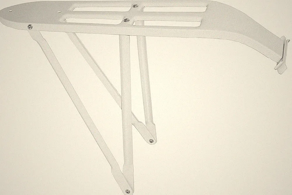 26" BEACH CRUISER CARRIER VINTAGE BICYCLE BICYCLE RACK WHITE.