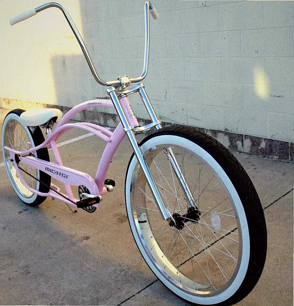 29" Lowrider Beach Cruiser Chopper Bicycle Coaster Brake Gift Stretch Pink Bike