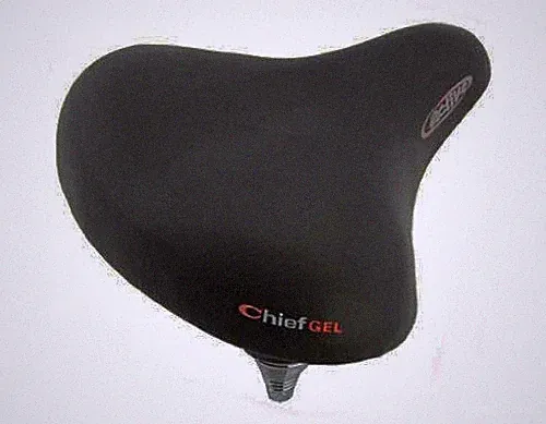 Bicycle Saddle Seat Active Chief Gel Black Beach Cruiser Chopper Lowrider Bike