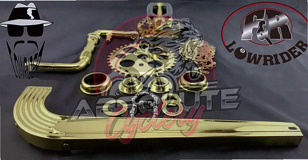 F&R ORIGINAL LOWRIDER CRANK PACKAGE SET OF 6 ITEMS FOR 20" LOWRIDER/CRUISER BIKE