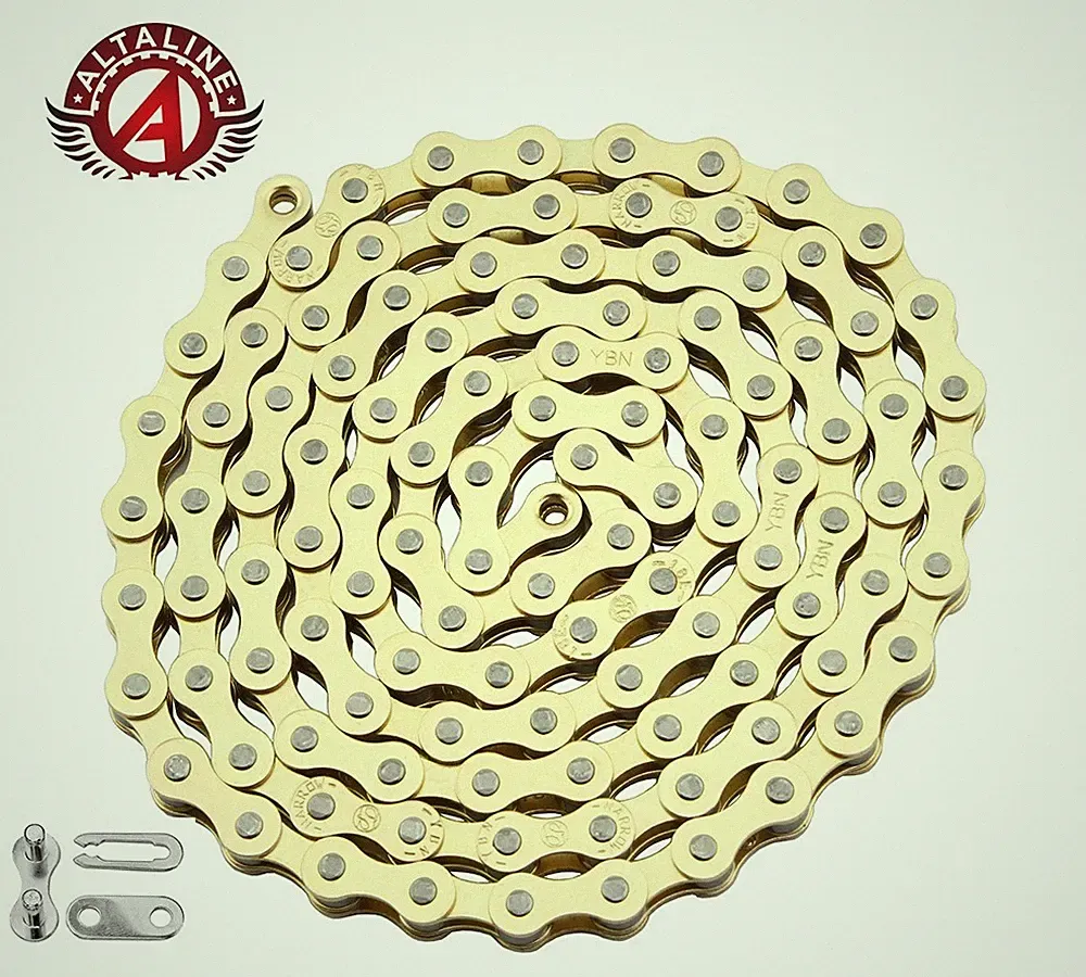 LODO GOLD SINGLE SPEED BICYCLE CHAIN VINTAGE SCHWINN STINGRAY CRUISER BMX BIKE