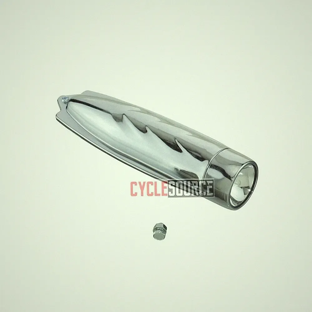 Lowrider Bicycle Front Fender Torpedo Bullet Light Cruiser Chopper Vintage Bike