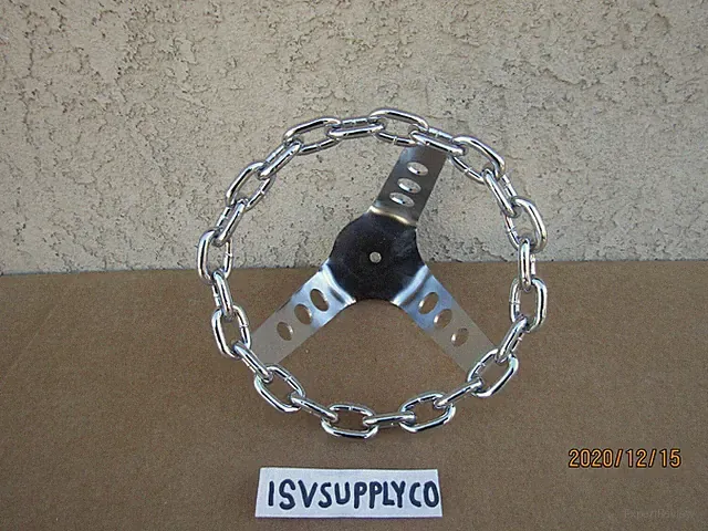 NEW LOWRIDER BICYCLE CHAIN STEERING WHEEL FOR LOWRIDER, CRUISER, BMX, TRICYCLE