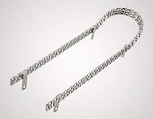 NEW! Original 18" Long Lowrider Triple Square Twisted Sissy Bar In Chrome.