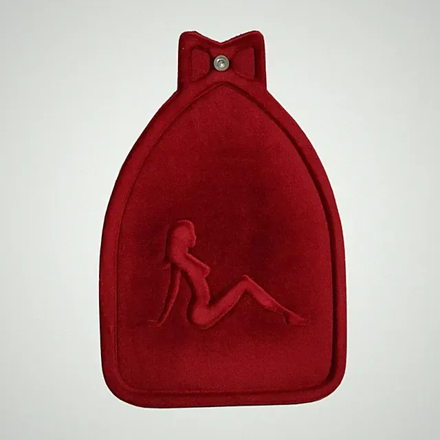 NEW! Pretty Lady Velvet Fender Mudflap RED Lowrider Bicycles Cruiser Bicycle