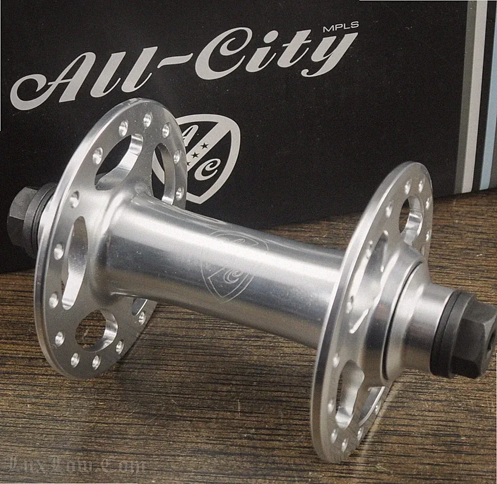 NOS All City Bike Sheriff Star Front HUB 32h Bolts 9mm Nuts Fixed Gear Bicycle