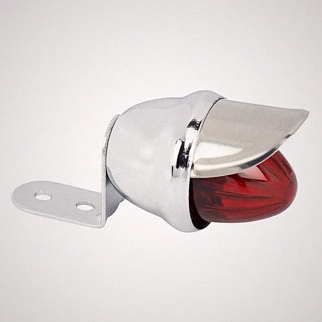 OG ORIGINAL BICYCLE DUMMY BEE LIGHT WITH VISOR WIRE-UP RED LOWRIDER
