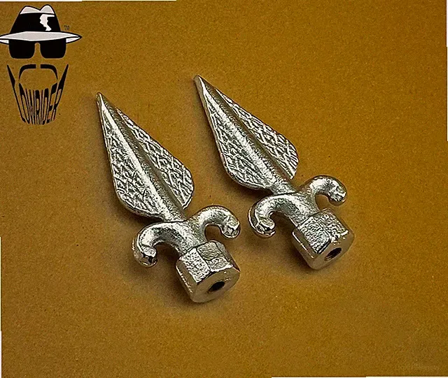 ORIGINAL LOWRIDER 26T ARROW BICYCLE CHROME PEGS FITS 3/8 AXLE.