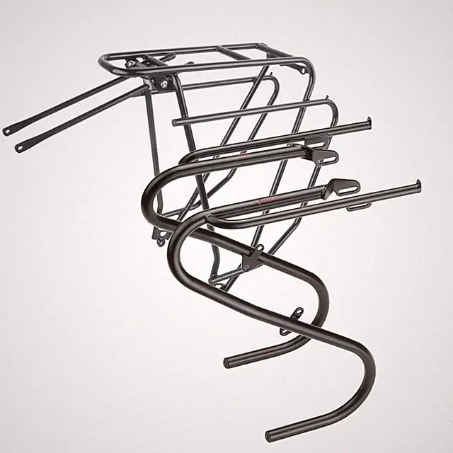 Premium Tubus Lowrider Front & Logo Evo Rear Bike Rack Bundle Durable Aluminum