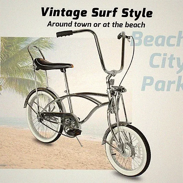 Tracer Smart Classic Beach Cruiser Bike City Bike Lowrider Springer Fork Bike Re