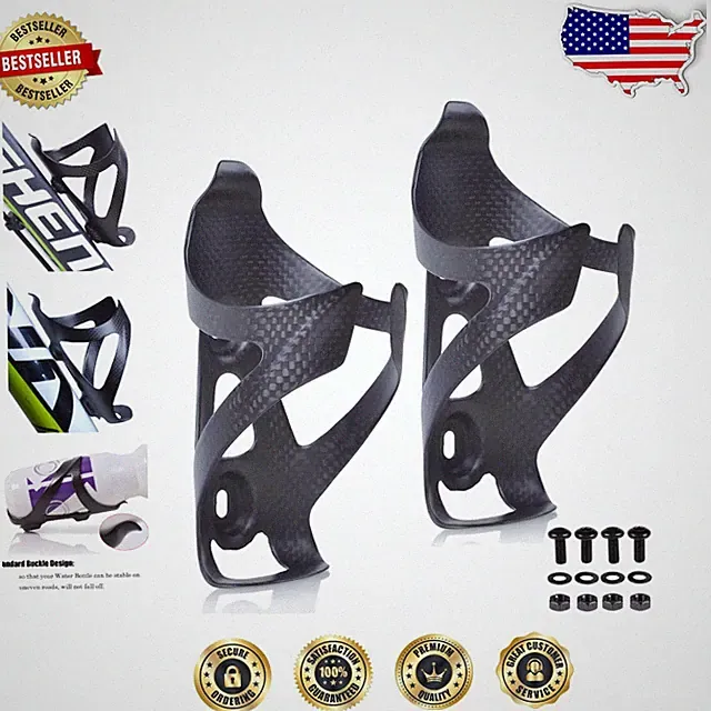 Ultralight Carbon Fiber Bicycle Bottle Holder - Durable & Stylish