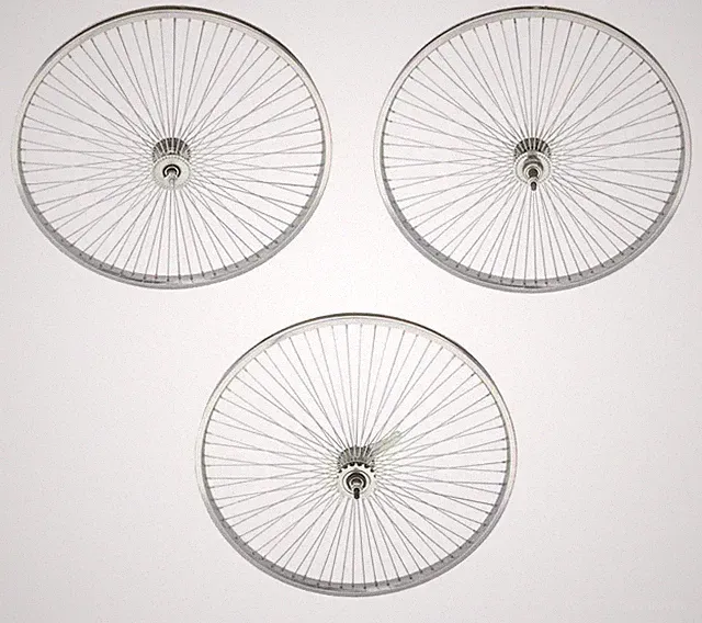 VINTAGE LOWRIDER 26" STEEL FRONT, COASTER, OR FREEWHEEL 72 SPOKE 14G 3/8 AXLE.